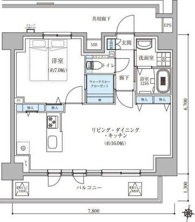 TENAS瑞穂通の物件間取画像